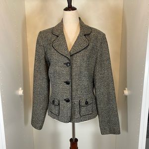 Apt9 Gray and Black 3 Button Blazer Size 12